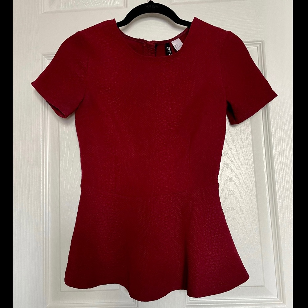H&M Peplum Top